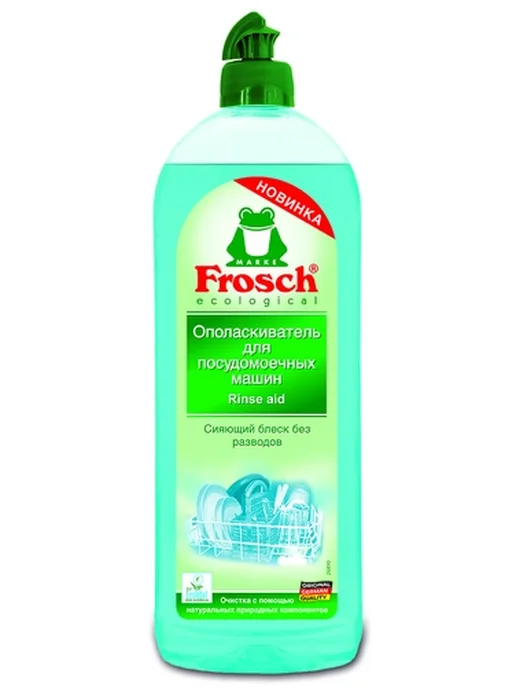 Frosch ecological FROSCH Ополаскиватель для ПММ с фруктовой кислотой 750 мл, 750 мл