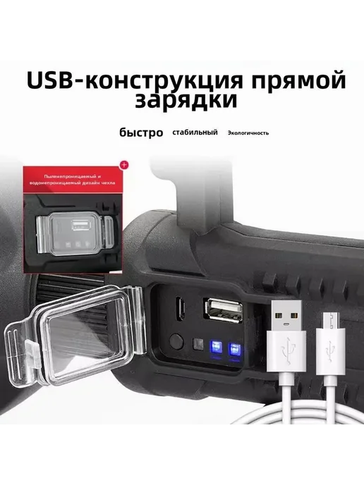 Подводный фонарь Черный, черный, фото 4