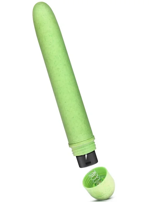 ToyForFun Многоскоростной вибратор "GAIA ECO VIBE CORAL" 14.5см, зеленый, фото 5
