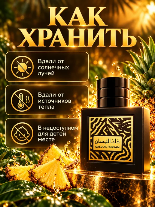 RuYa Парфюмерный набор унисекс 2х50 мл Духи Qaed Al Fursan, 2x50, фото 3