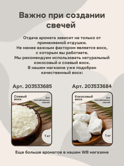 Семья Свечеваров Отдушка для свечей и мыла. Ароматизатор косметический, вариант, фото 6