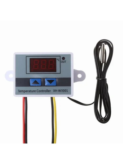 Термостат XH-W3001-110-220V цифровой Лиловый 1 шт, 1 шт, фото 5