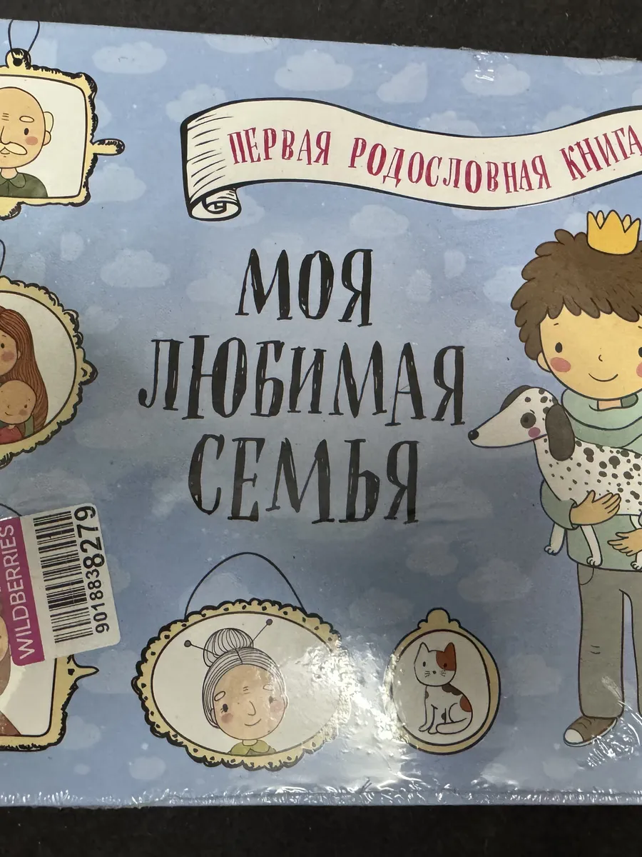 Моя любимая семья. Первая родословная книга (для мальчиков)