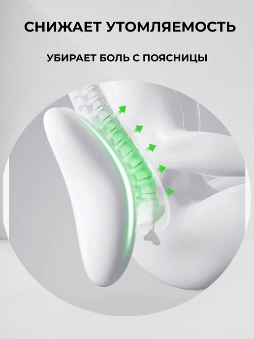 PlayPoint Комплект подушек в машину для спины и шеи, черный, фото 5
