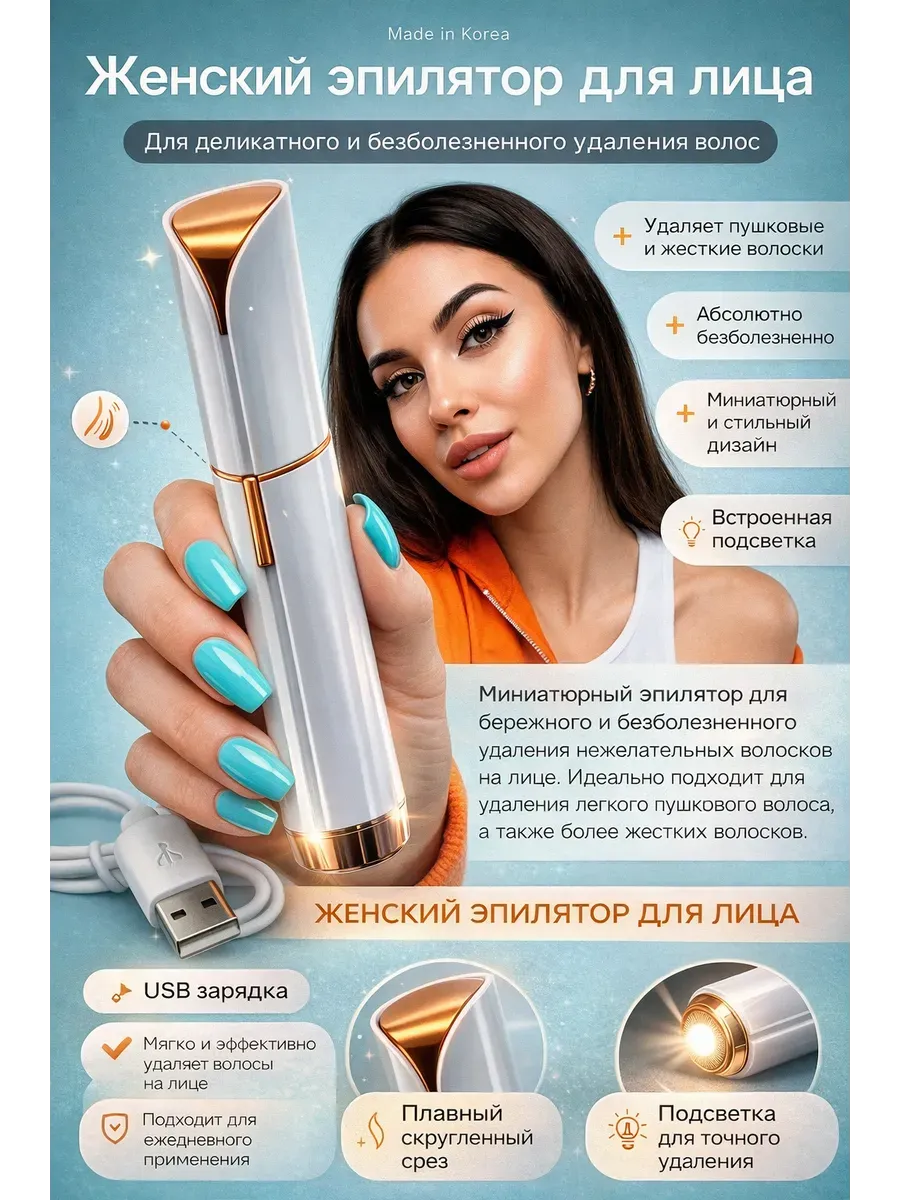Эпилятор женский для лица