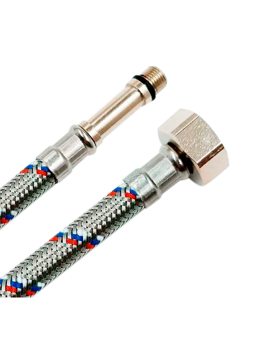 Подводка для смесителя 1 2" М10x37 НР-ВР 50 см, 10x37, фото 2