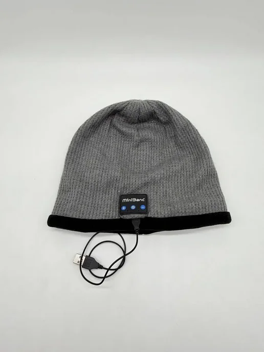 ГКМ2 Шапка c 2мя встроенными беспроводными Bluetooth наушниками, вариант, фото 7