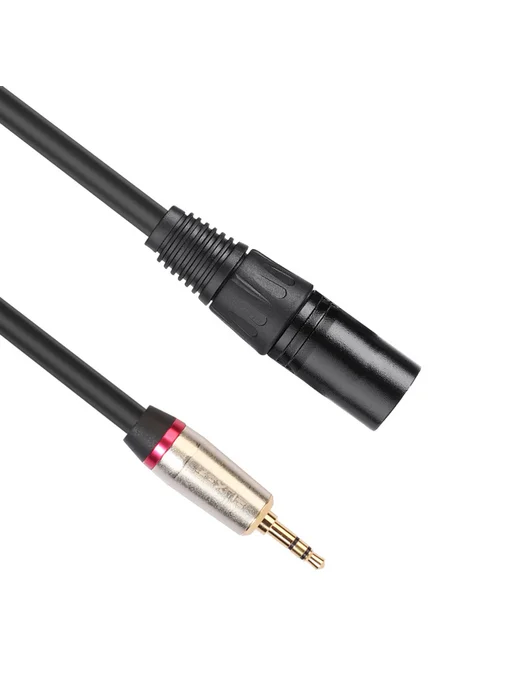 3.5мм штерёг мужской в XLR 3Pin аудио кабель 0.3м, 0,3 м