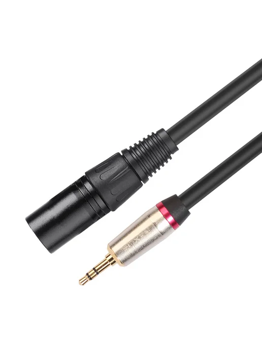 3.5мм штерёг мужской в XLR 3Pin аудио кабель 0.3м, 0,3 м, фото 3