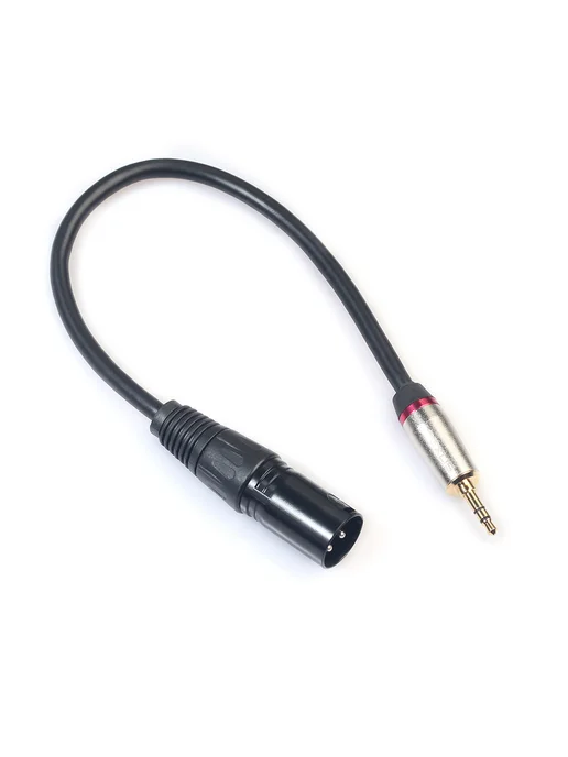 3.5мм штерёг мужской в XLR 3Pin аудио кабель 0.3м, 0,3 м, фото 4