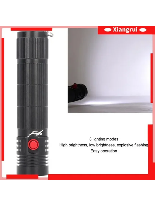 Подводный фонарь LED 5000LM до 150м Холодный белый 26650, 150 м, фото 4