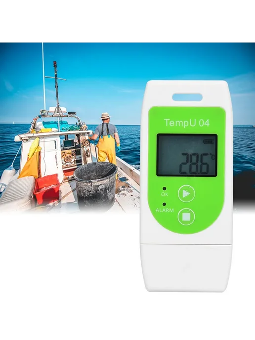Логгер температуры TempU04 USB PDF Белый, белый, фото 6