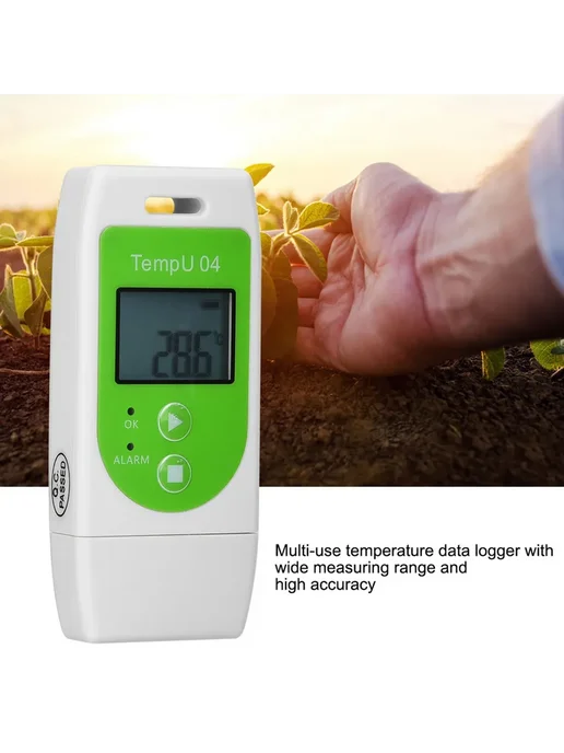 Логгер температуры TempU04 USB PDF Белый, белый, фото 8