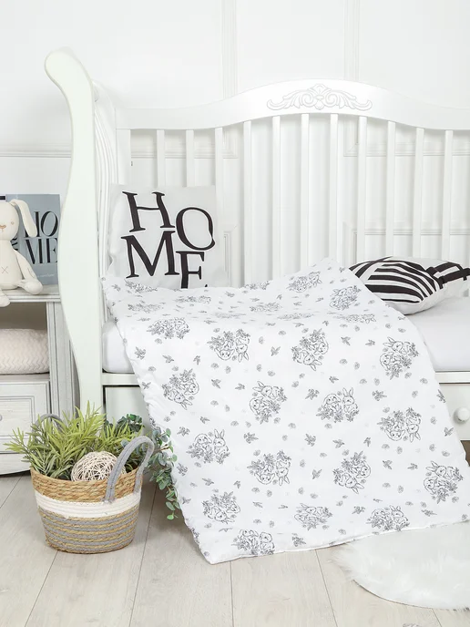 HOME TEX Одеяло детское для новорожденных в кроватку и коляску, черный, фото 5