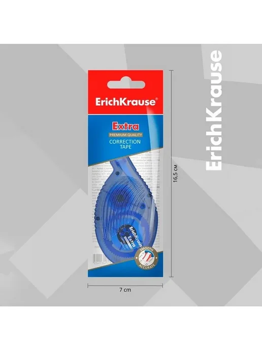 Корректор ленточный 5 мм × 8 м, ErichKrause Extra, 8 м, фото 4