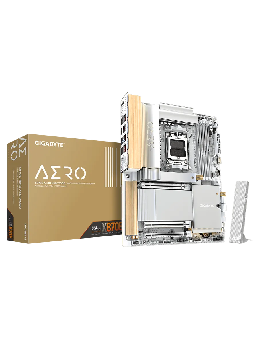 Материнская плата X870E AERO X3D WOOD AM5 AMD X870E ATX RTL