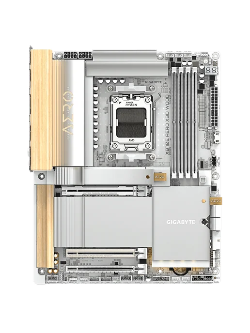 Gigabyte X870E A ELITE X AMD X870E AM5 DDR5 Материнская плата, белый, фото 7