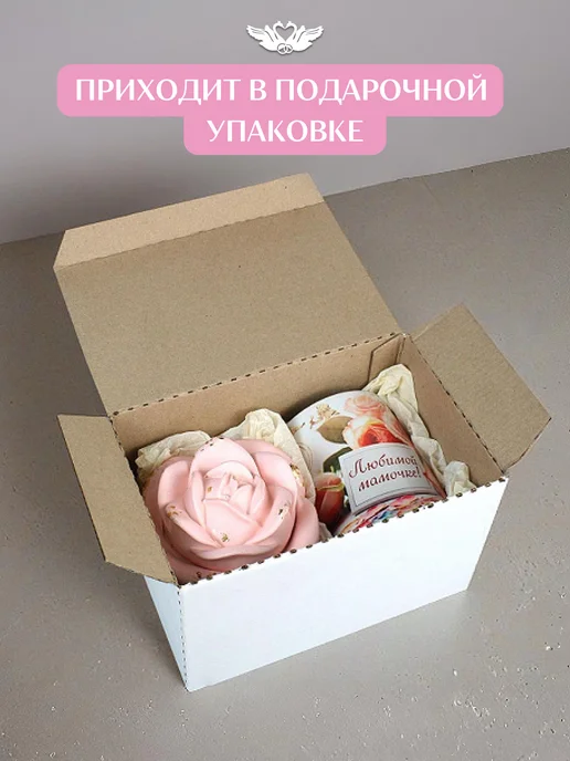 КАНЫШЕВЫ Подарок маме, бабушке на День Матери, Новый год, белый, фото 6