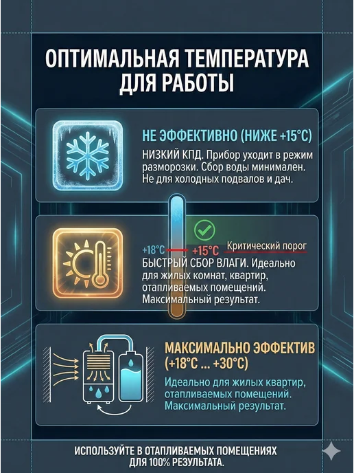 Cleanson Осушитель воздуха для дома квартиры от влажности и плесени, вариант, фото 5