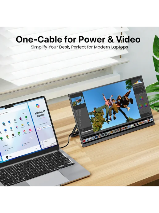 Uperfect 15.6" Портативный сенсорный монитор 1920*1080, 60 Гц, 1920x1080, фото 5