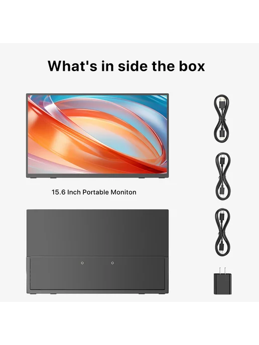 Uperfect 15.6" Портативный сенсорный монитор 1920*1080, 60 Гц, 1920x1080, фото 7