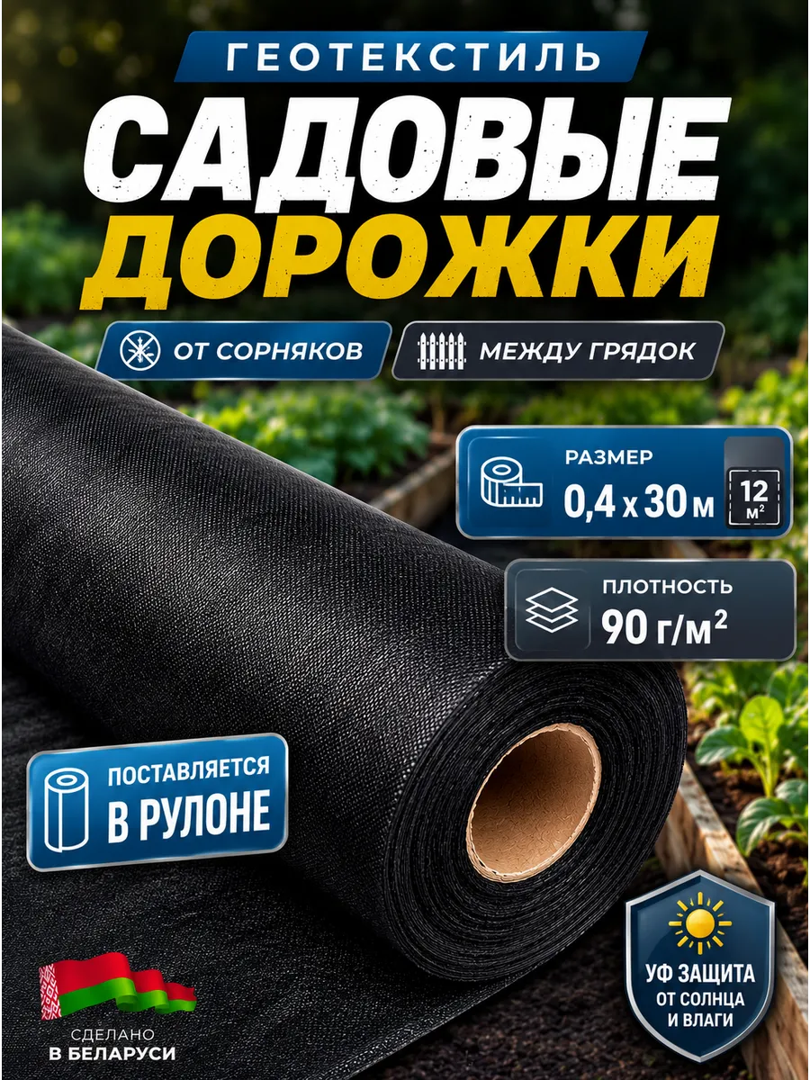 Садовая дорожка между грядок от сорняков