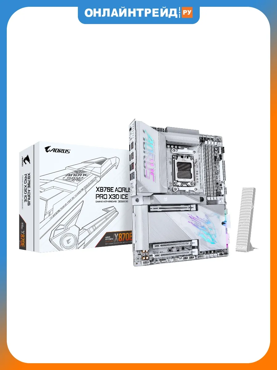 Материнская плата X870E AORUS PRO X3D ICE (AM5, ATX)