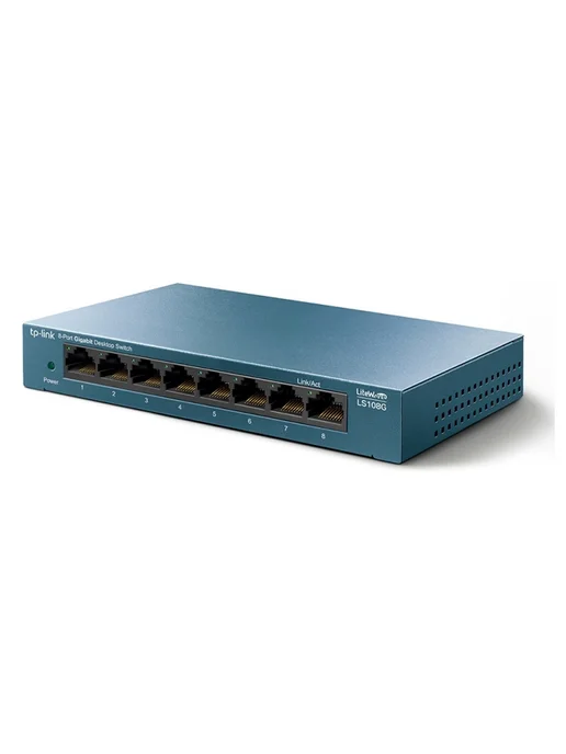 TP-link Коммутатор LS108G неуправляемый 8 портов 10 100 1000Мбит с, 108 г, фото 2