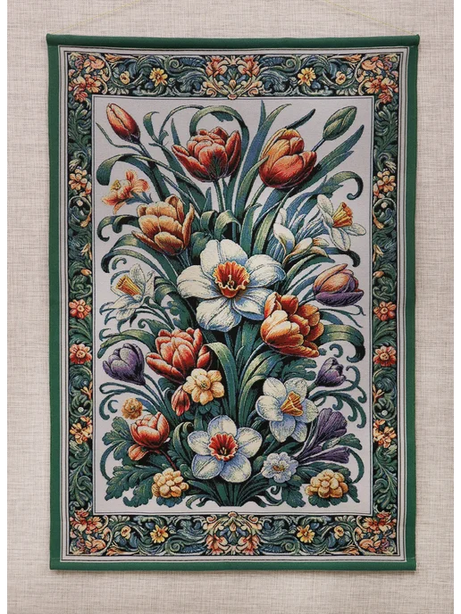 ART-BERETON Гобеленовое панно "Первоцветы" 65х93 см, 65x93 см, фото 2