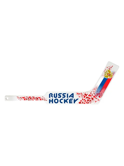 Мини-клюшка вратарская сувенирная 50 см RUSSIA HOCKEY, белый
