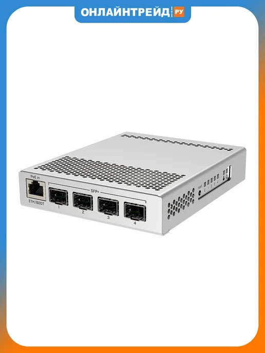 Mikrotik Коммутатор 4 SFP+ CRS305-1G-4S+IN, 4 SFP+