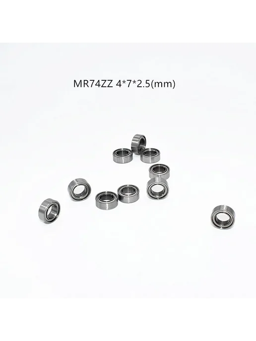 Подшипники MR74ZZ для лыжероллеров, 4×7×2.5 мм, 4x7x2.5 мм