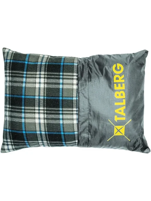Talberg Подушка туристическая кемпинговая CAMPING PILLOW LARGE, серый