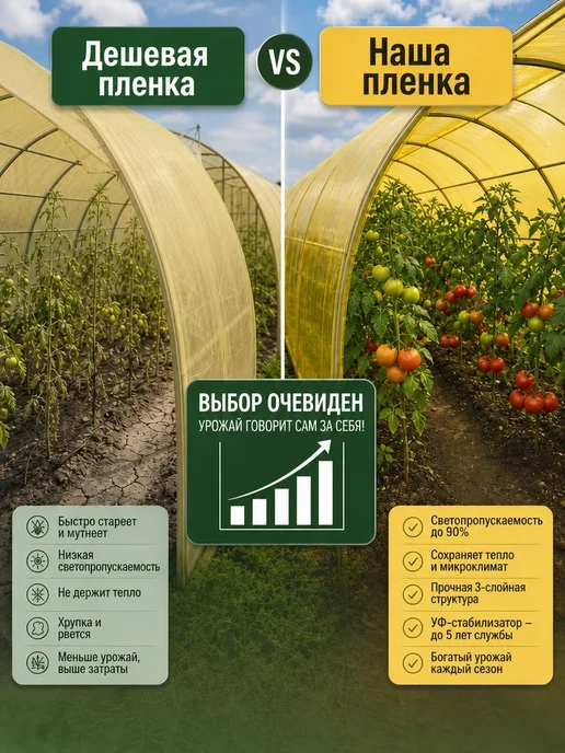 Пленка для теплиц и парников многолетняя 200 мкм 3*8, 3x8, фото 6