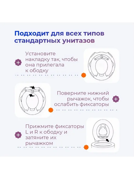 Адаптер для унитаза Серый ABS пластик, серый, фото 5