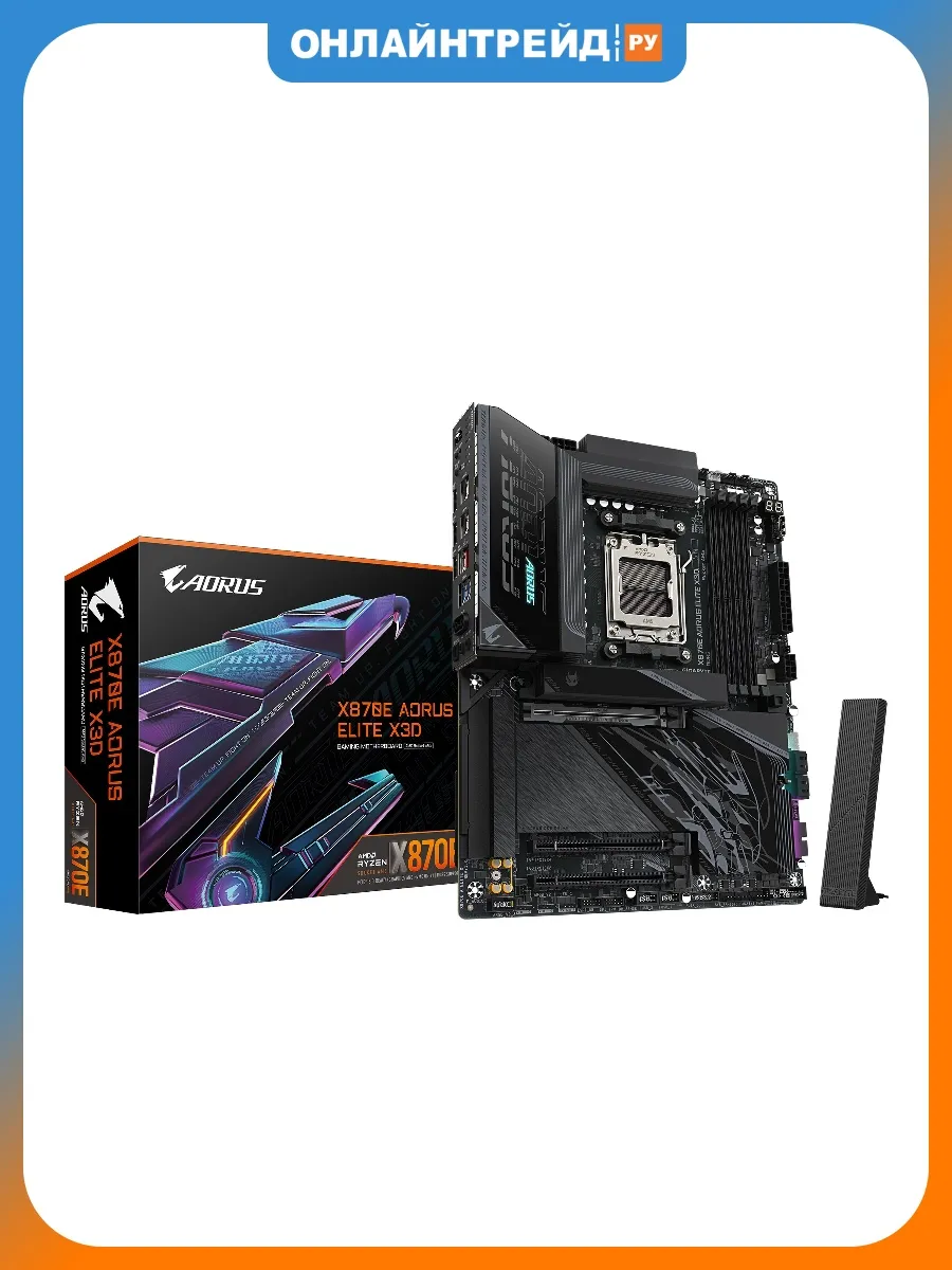 Gigabyte Материнская плата X870E AORUS ELITE X3D (AM5, ATX)