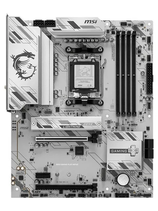 MSI MPG B850 EDGE TI WIFI AM5 DDR5 Материнская плата, белый, фото 2