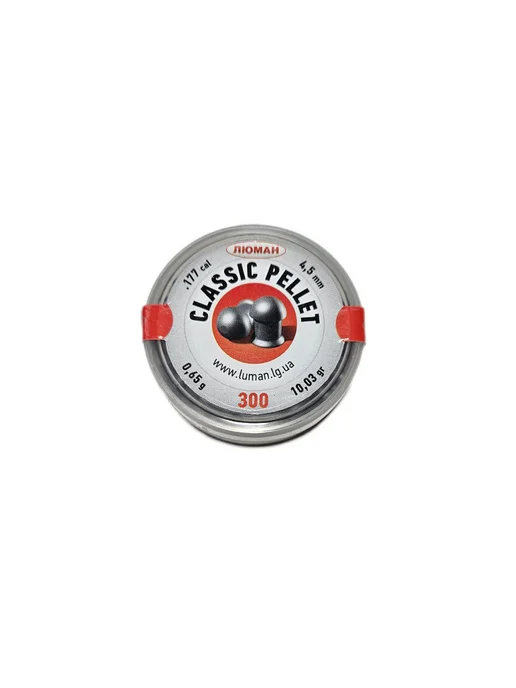 Люман Пули Classic pellet 4,5 мм 0.65 г 300 шт, 0,65 г, 300 шт, фото 2