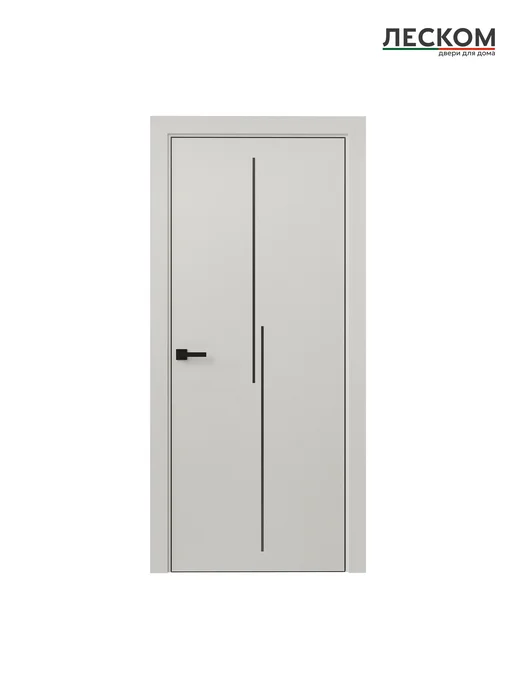 ЛЕСКОМ Дверь ECO М2 ЧК 800х2000, полотно, шарм мокко, МЧ, 900x2000, фото 2