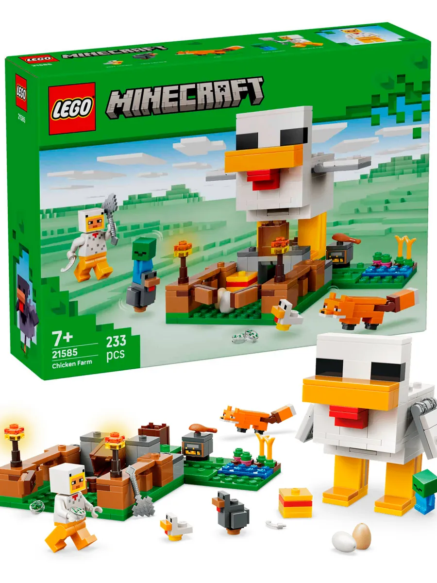 Конструктор Minecraft 21585 Птицефабрика