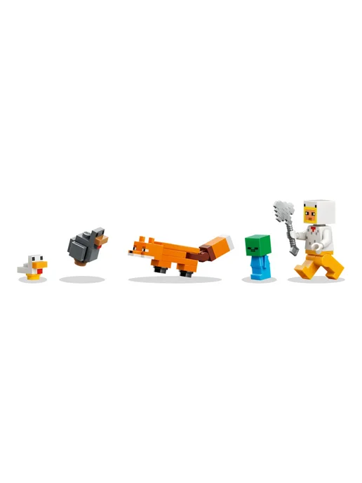 LEGO Конструктор Minecraft 21585 Птицефабрика, белый, фото 4