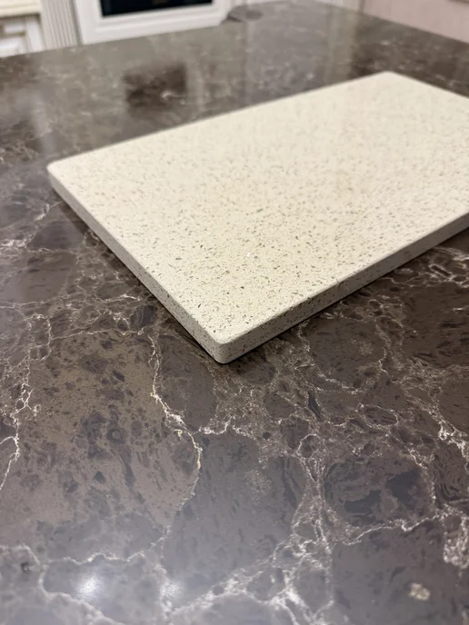 Deco_boards Доска разделочная каменная из кварца для кухни, бежевый, фото 5
