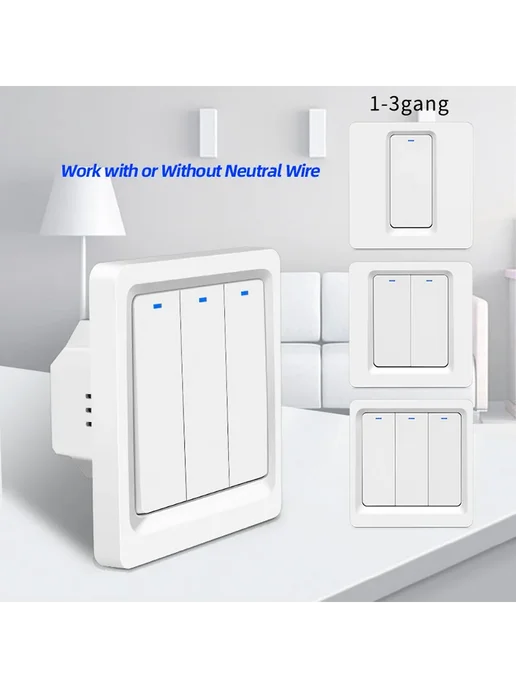Умный выключатель Wi-Fi таймер Р C, с таймером A, фото 2