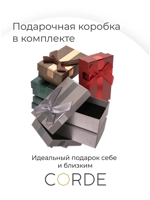 CORDE Зажим для галстука серебро с рубинами натуральными 925, серебристый, фото 6
