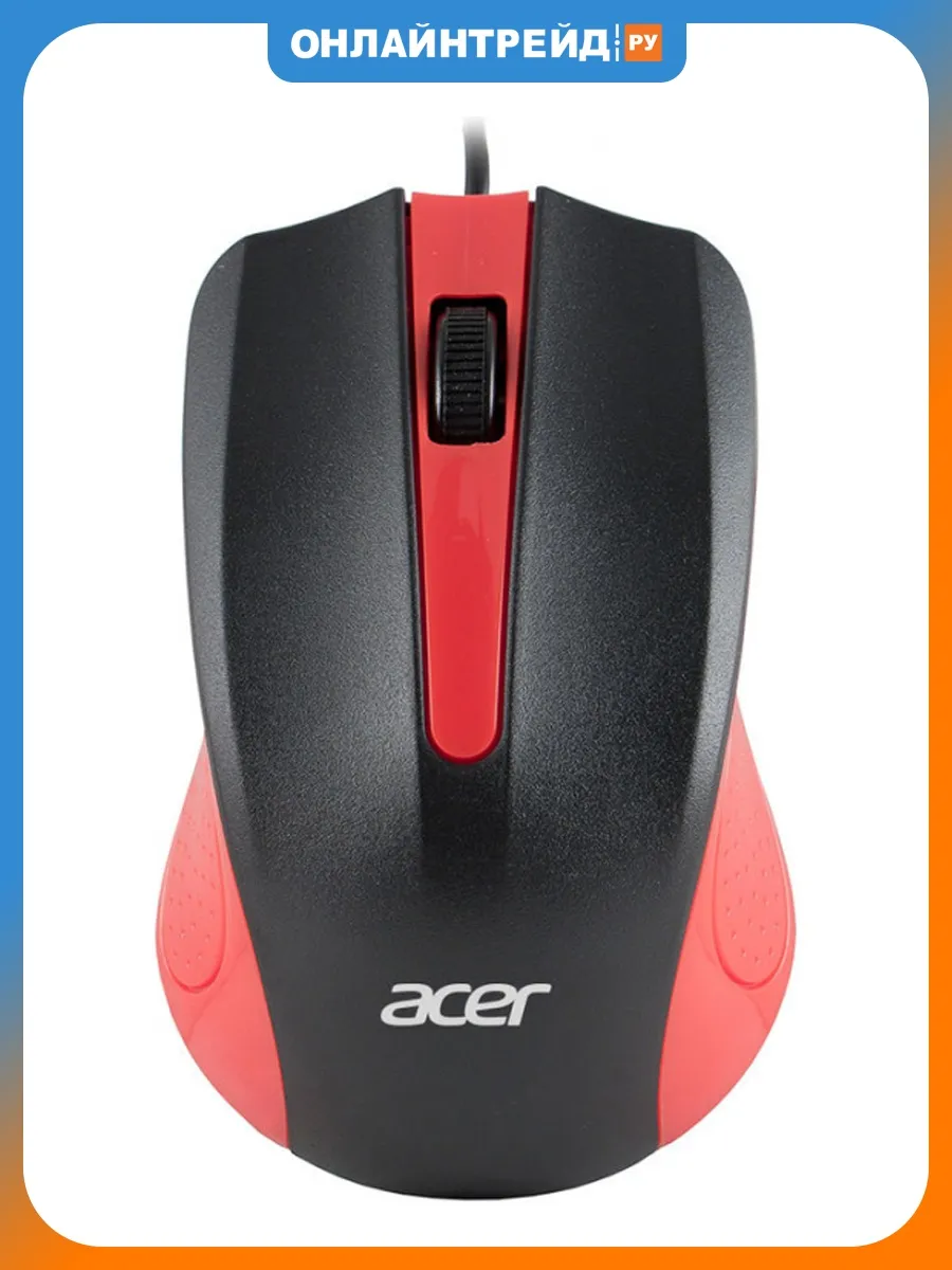 Acer Мышь OMW012 USB Black, Red