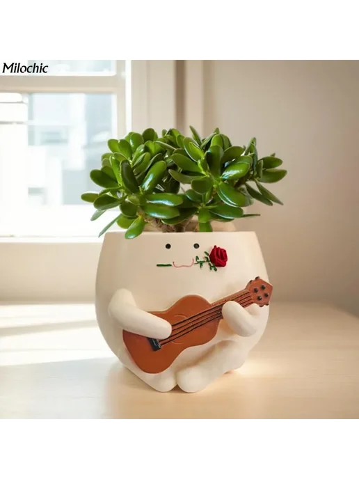 Горшок для цветов Milochic "Бочка" 8 4 см х 13 см 1 шт, 1 шт, фото 2