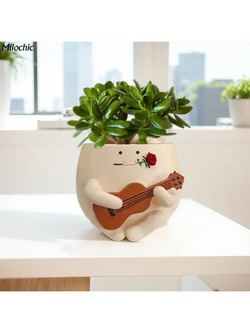 Горшок для цветов Milochic "Бочка" 8 4 см х 13 см 1 шт, 1 шт, фото 3