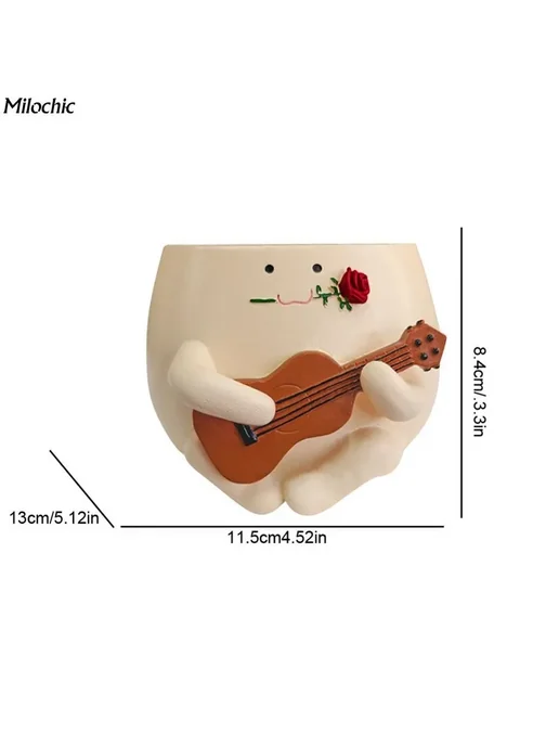 Горшок для цветов Milochic "Бочка" 8 4 см х 13 см 1 шт, 1 шт, фото 8