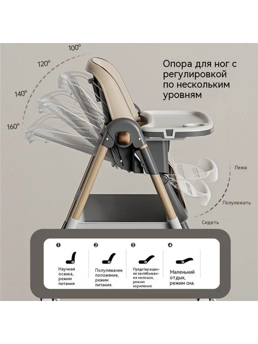Обеденный стул Белый, зеленый, фото 3