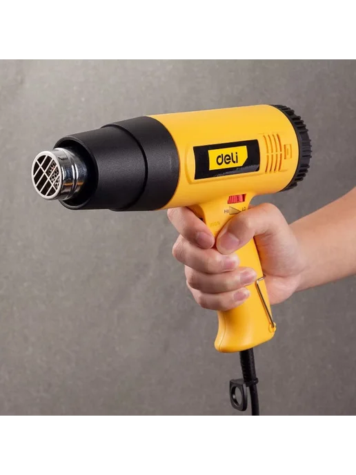 Deli Tools Фен технический Deli DL5318 (1600Вт, рабочая температура 100, 1600 Вт, фото 8